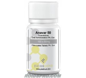 Anavar 50 for sale | Oxandrolone 50 mg x 100 tablets | Platinum Biotech